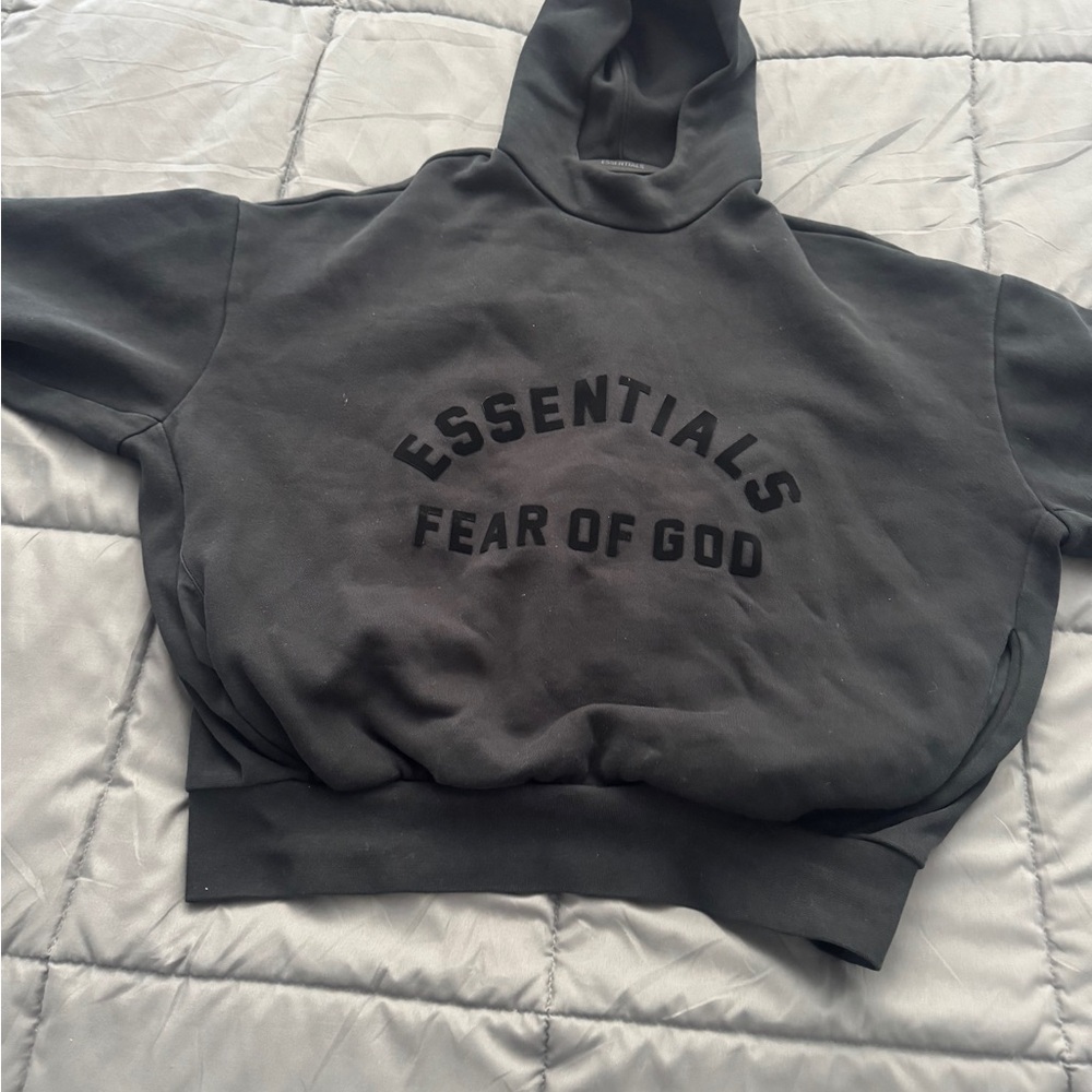 Fear of God Essentials Charcoal Hoodie